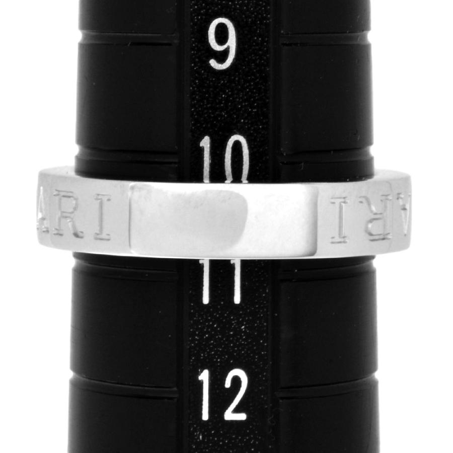 BVLGARI ブルガリ ダブルロゴ リング 指輪 約10.5号 K18WG 6.2g 1P  