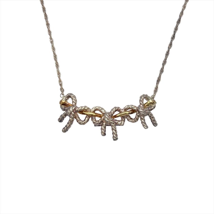 TIFFANY&Co.（ティファニー） ツイスト トリプル リボン ネックレス