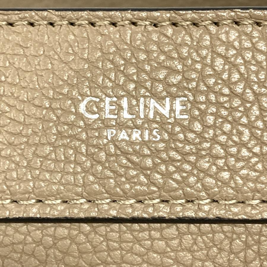 CELINE（セリーヌ） ラゲージ ナノ ハンドバッグ 2WAY カーフスキン