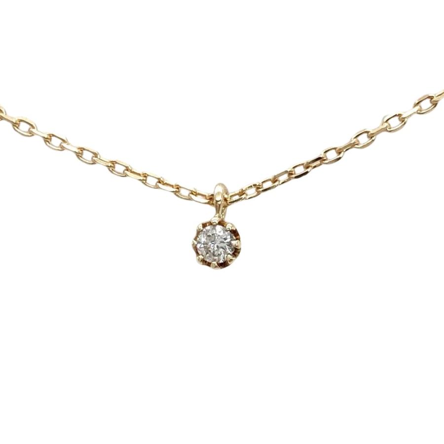 agete（アガット） agete 1P ダイヤ ネックレス ダイヤモンド 0.03ct