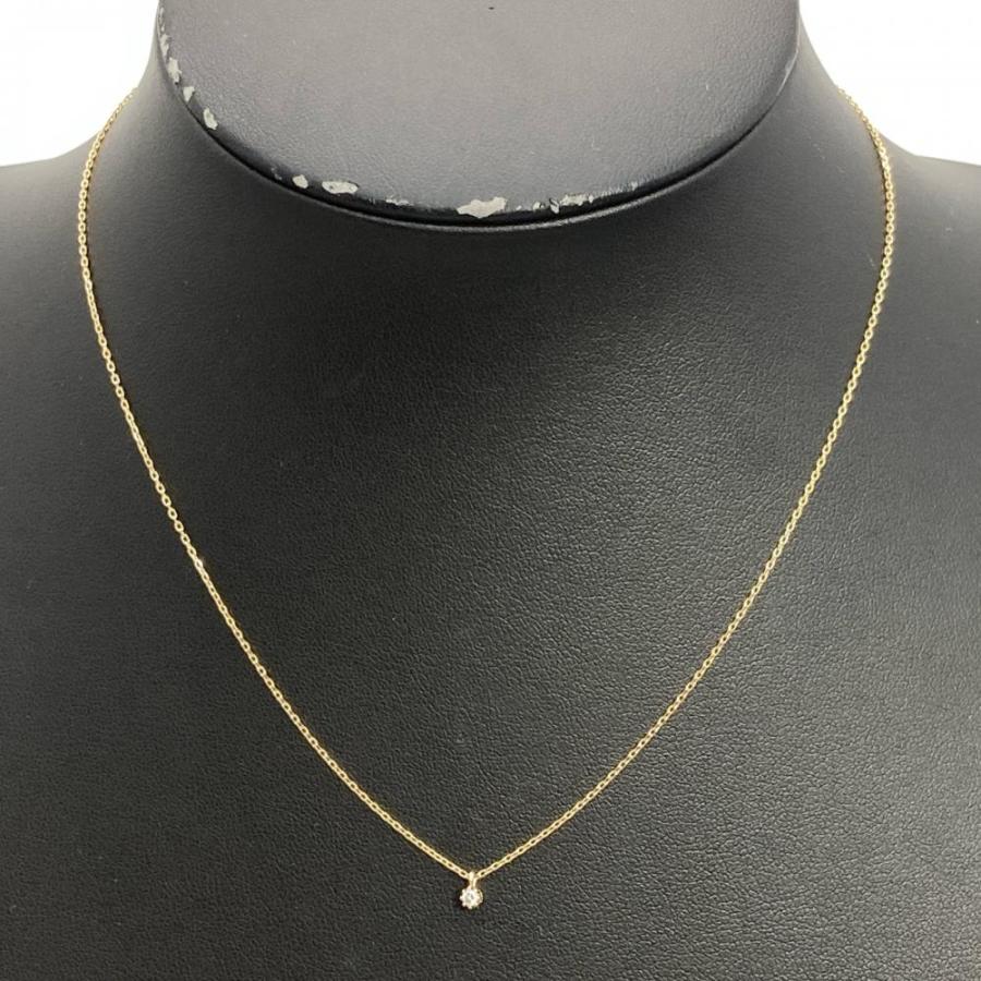 agete（アガット） agete 1P ダイヤ ネックレス ダイヤモンド 0.03ct