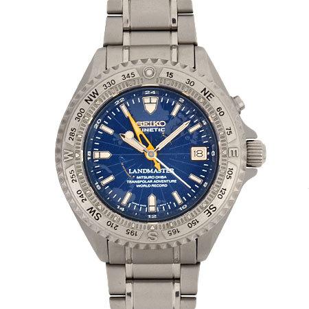 SEIKO　LAND MASTER　ランドマスター　5M45-6A01 New Batt [Exc+5] SEIKO LANDMASTER 5M45-6A01 Titanium Men's