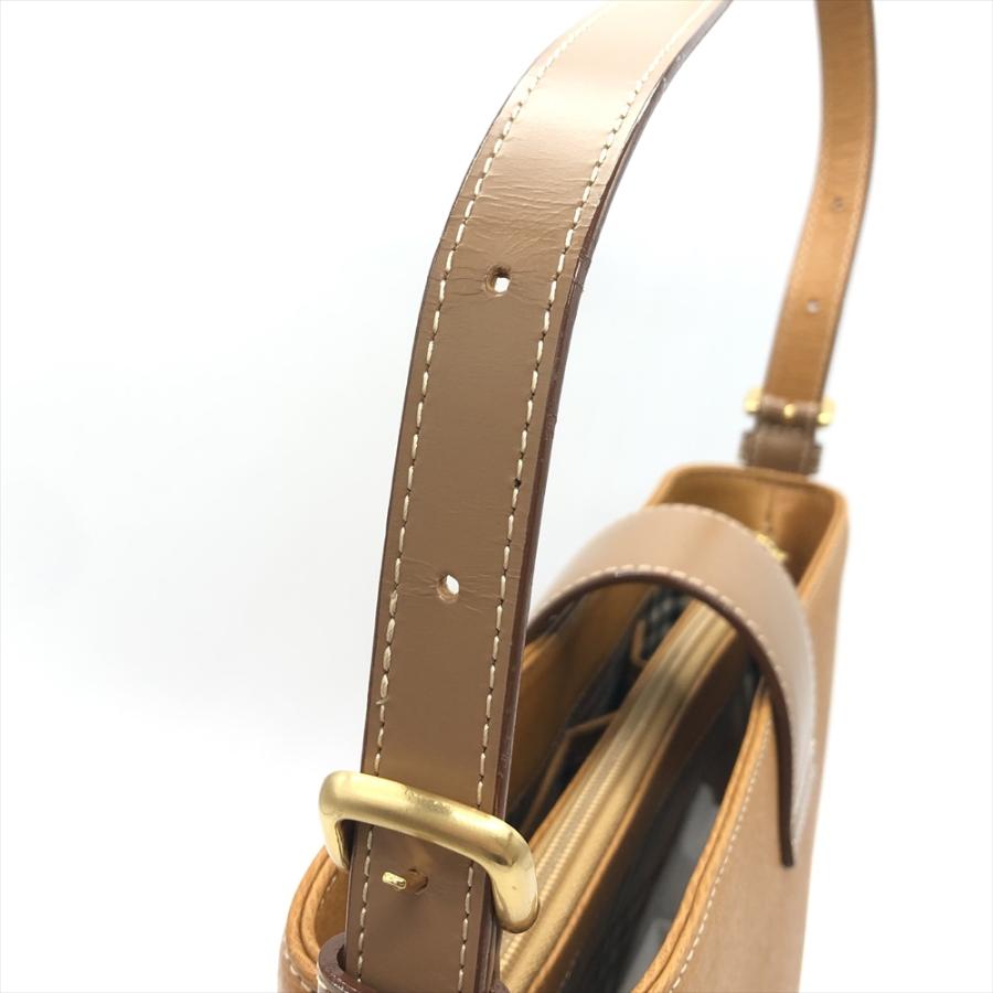 BURBERRY バーバリー トートバッグ ショルダーバッグ レザー ブラウン  