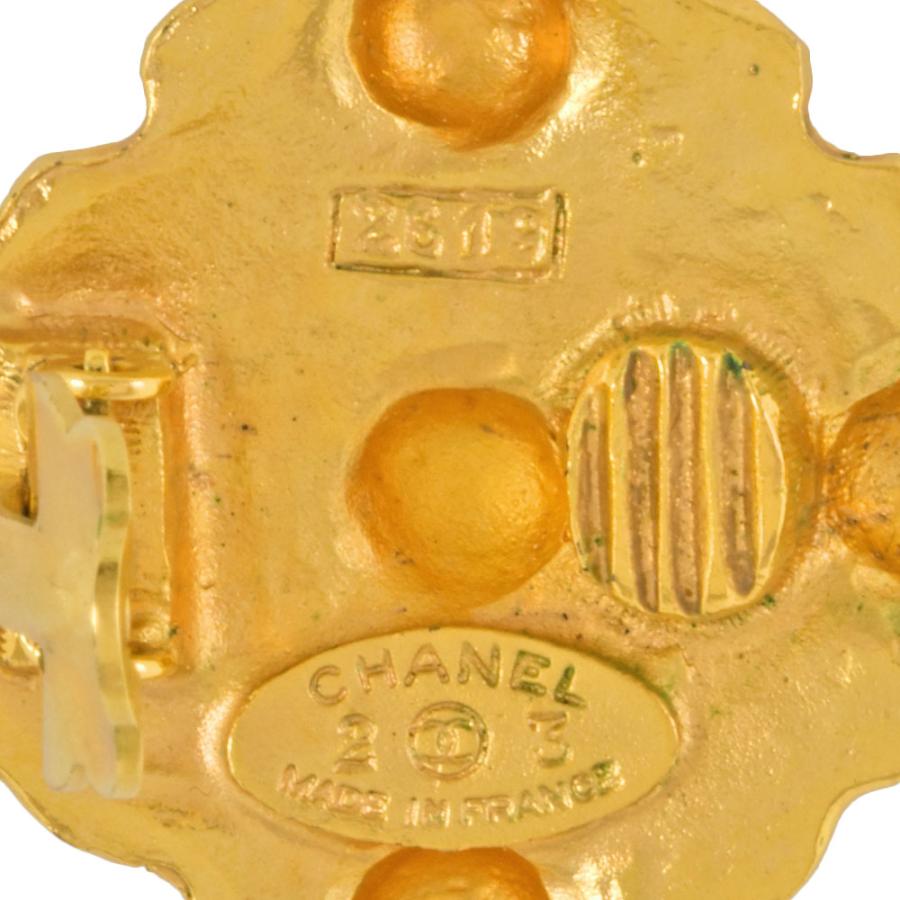 CHANEL シャネル イヤリング 23 2619 GP ゴールド金具 ヴィンテージ 