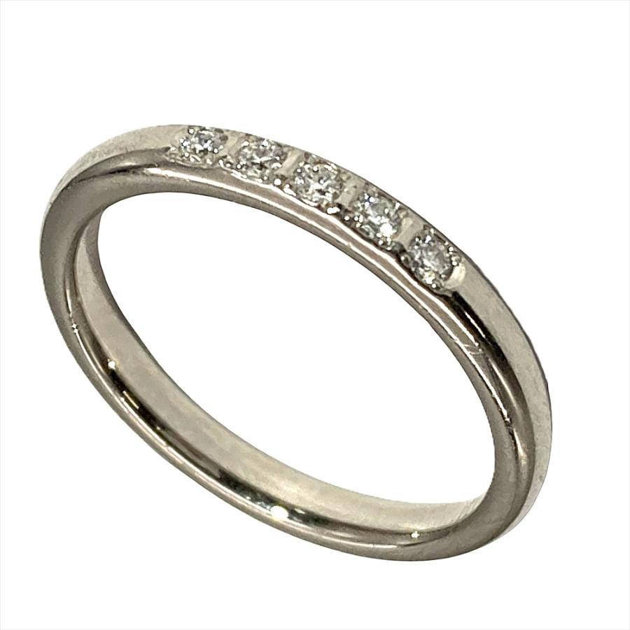 ラザールダイヤ Pt950 ダイヤモンドリング プラチナ ダイヤ ラザール LAZARE リング 指輪 ダイヤモンド 0.07ct 約9号 Pt950 3.7g