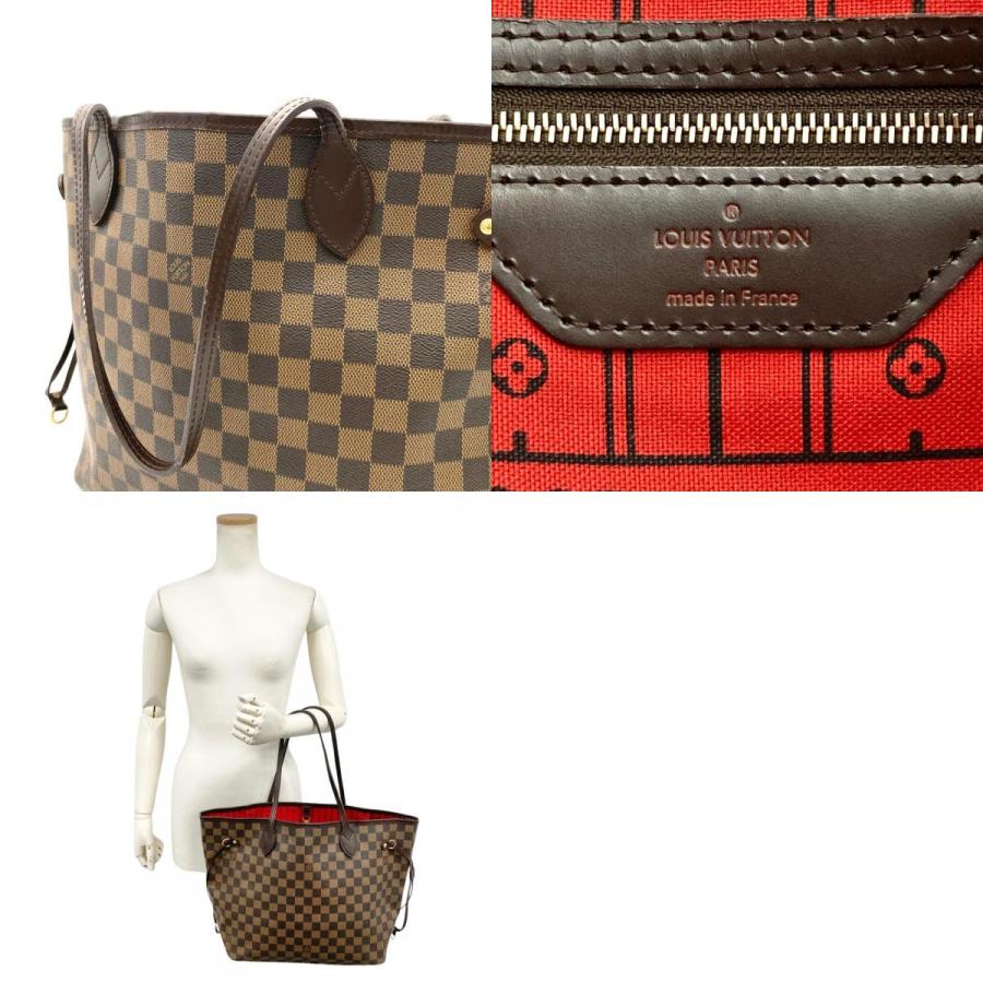 ネヴァーフル ルイヴィトン LOUIS VUITTON MM トートバッグ ダミエ