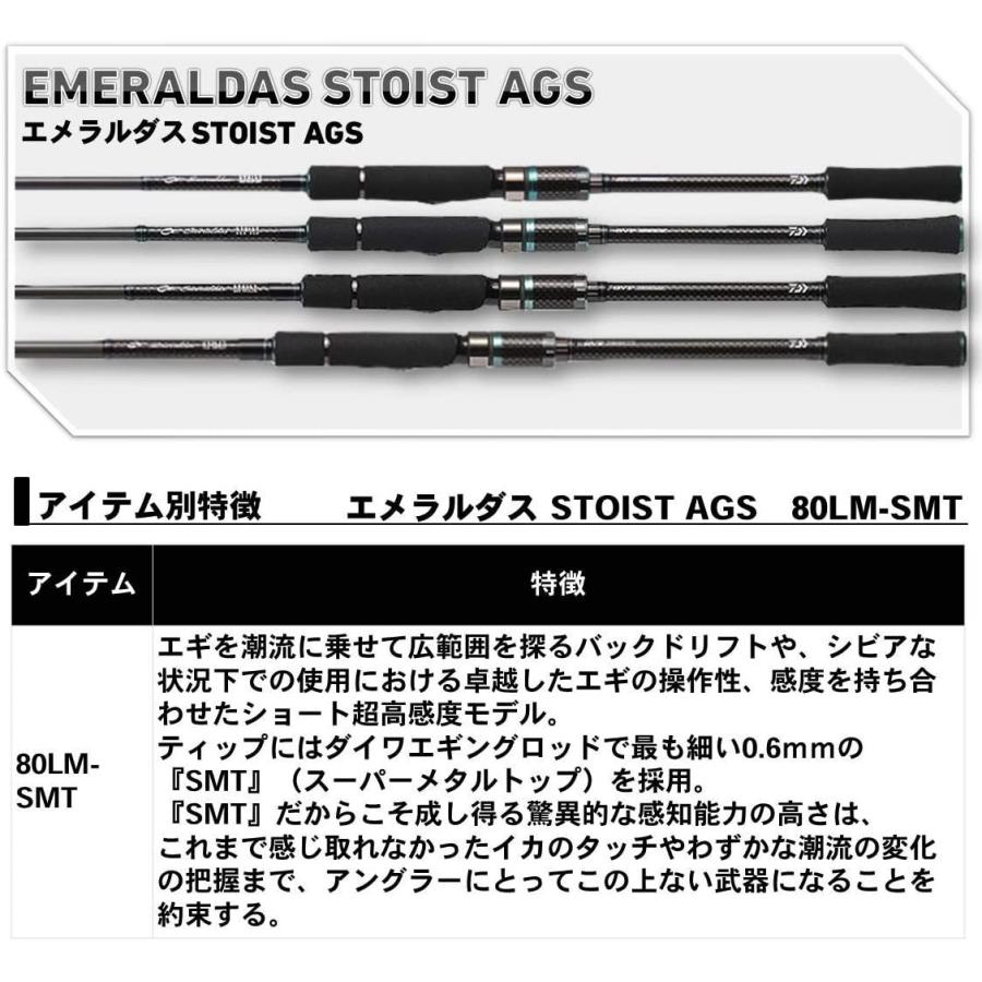 ストイスト Ags エメラルダス スポーツ玩具 ダイワ Daiwa 80lm Smt アウトガイドモデル エメラルダス Gold エギングロッド 釣り竿 エギングロッド スピニング エギング River