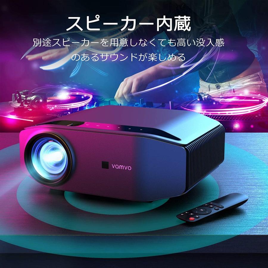 工場直送 Vamvo プロジェクター Hd ホームプロジェクター 小型 6000lm 19 X 1080高解像度 ビジネス家庭用 高画質 Led 国産 Wolbergstudio Com
