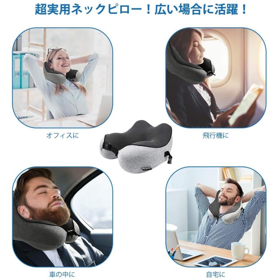 Meauvan ネックピロー 低反発 携帯枕 昼寝枕 首枕 飛行機 車 バス オフィス 自宅に トラベルピロー 旅行グッズ U型まくら 首 Gold River 通販 Yahoo ショッピング