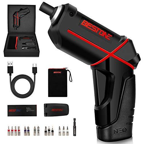 Bestone 電動ドライバー 電動ドリル Type C充電式 ドリルドライバー ７nmトルク 正逆転切り替え レンズledライト 収納バッ Gold River 通販 Yahoo ショッピング