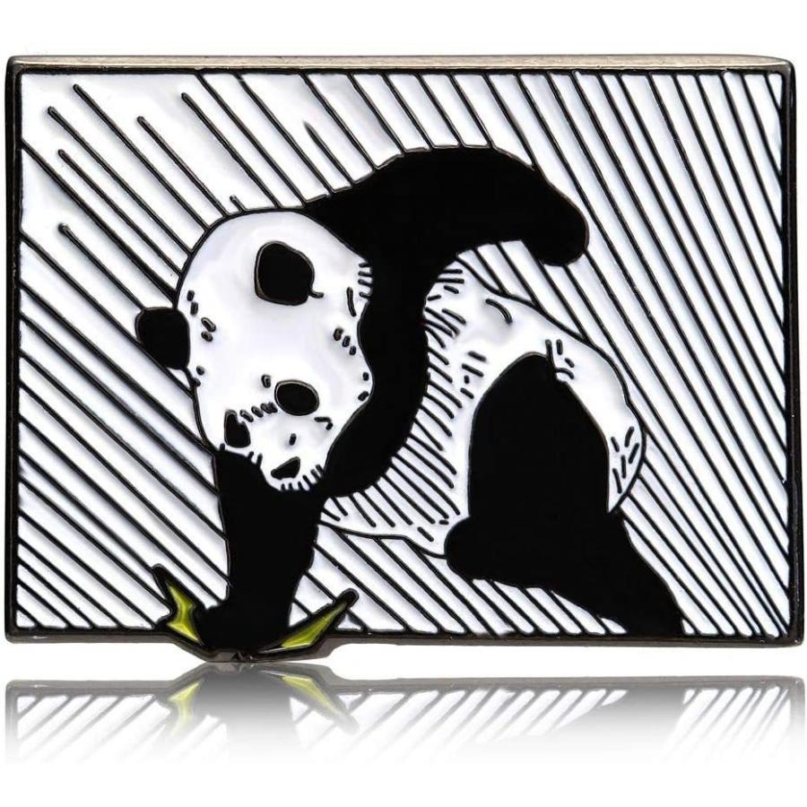 Don Flyee 笹食ってる場合じゃねぇ パンダ ピンバッジ ピンズ バタフライクラッチ 合金製 C0052 008 Gold River 通販 Yahoo ショッピング