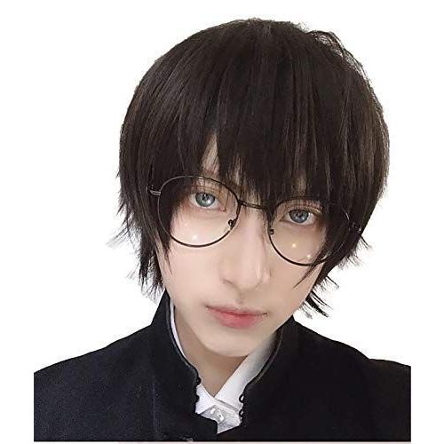 ウィッグ かつら メンズ ショート 自然 男装 黒 フルウィッグ 原宿 人気 イケメン ファッション ゆるふわ 耐熱 変装 男女兼用 ネット 000 Gold River 通販 Yahoo ショッピング