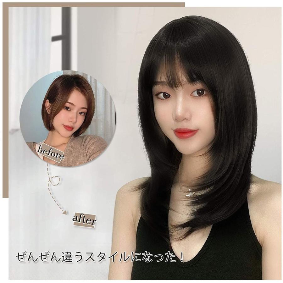 Feshfen ウィッグ ロング セミロング ミディアム ストレート ぱっつん前髪 斜め前髪 分け目自由 フルウィッグ レディース かつら Gold River 通販 Yahoo ショッピング