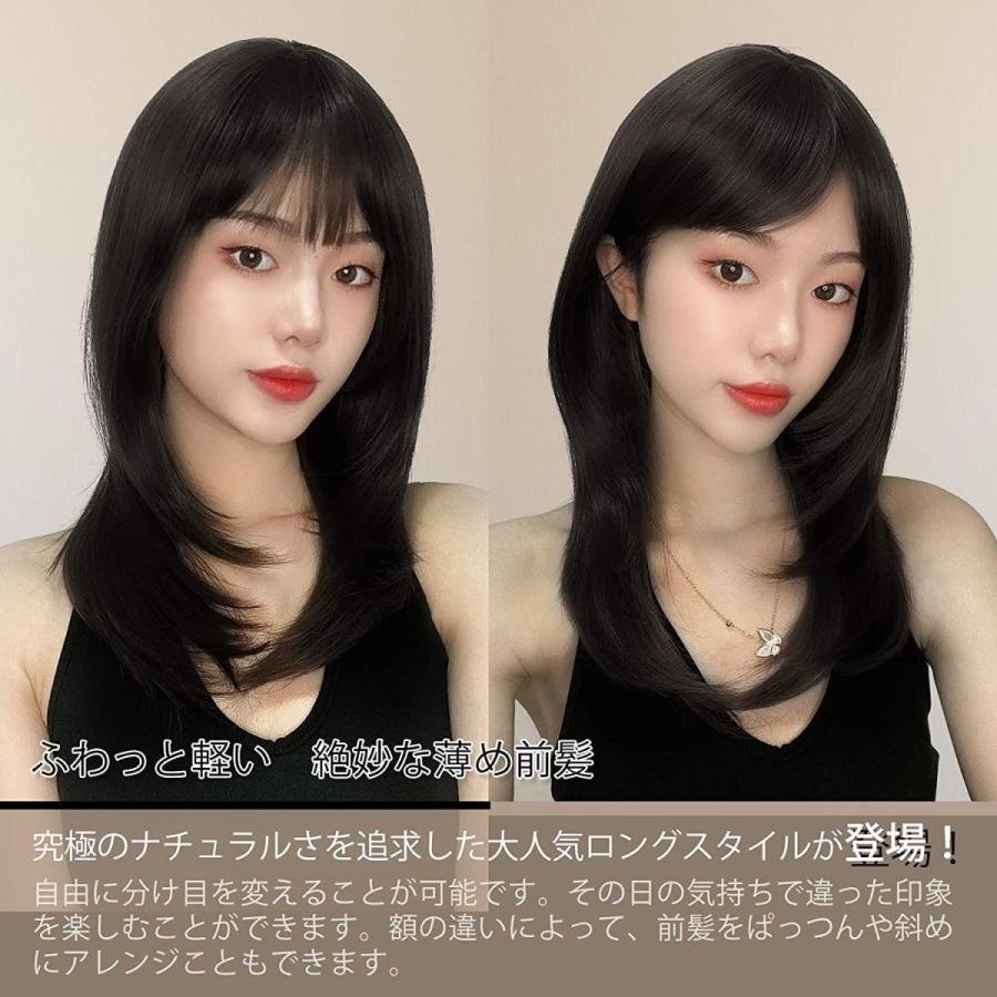 Feshfen ウィッグ ロング セミロング ミディアム ストレート ぱっつん前髪 斜め前髪 分け目自由 フルウィッグ レディース かつら Gold River 通販 Yahoo ショッピング