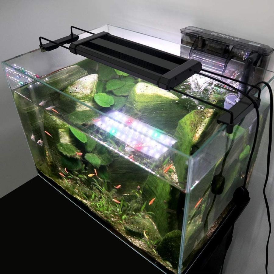 Ledアクアリウムライト 水槽用照明 グースネック式led水槽ランプ 観賞魚飼育 水草育成ライト 省エネ2パターン切替42led 長寿命 白 Gold River 通販 Yahoo ショッピング