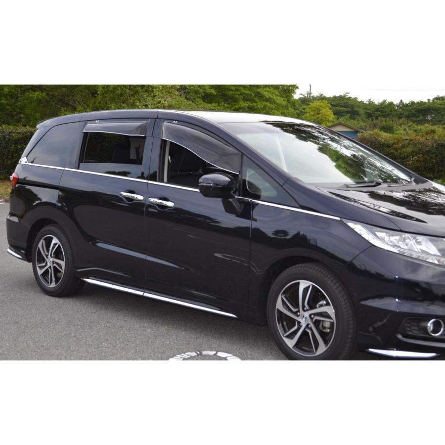 ドアバイザー OXバイザー ブラッキーテン オデッセイ リア用 RC1系 RC2