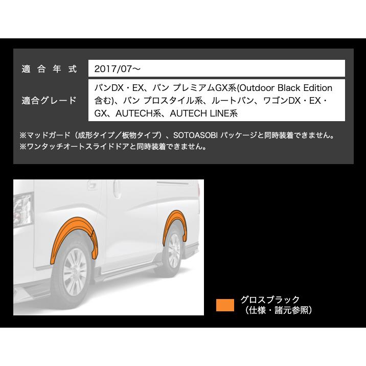 AWIN（エーウィン） 弊社倉庫より即発送可 キャラバン 2017/07- エアロ