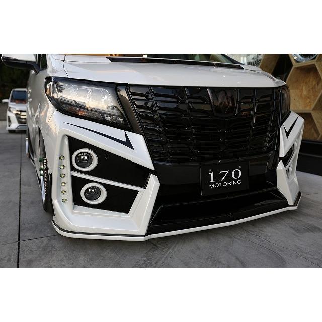 工場直送 アルファード 30前期 社外フロントバンパー シックスセンス