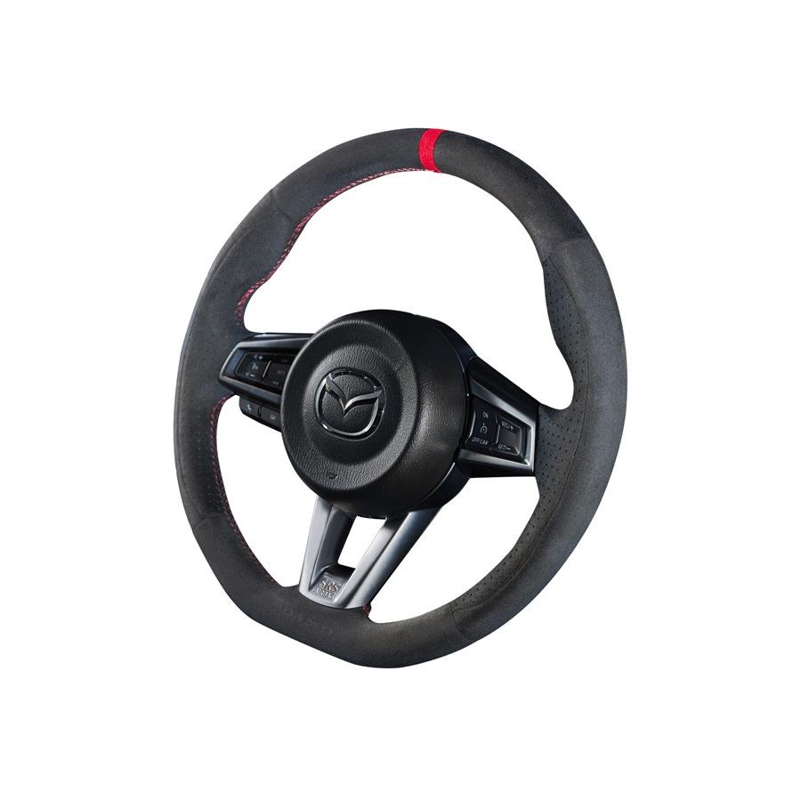 ロードスター　スポーツステアリング スエード製 中古 ロードスター 【M's】マツダ ND5RC (2015.5-) DAMD スポーツ