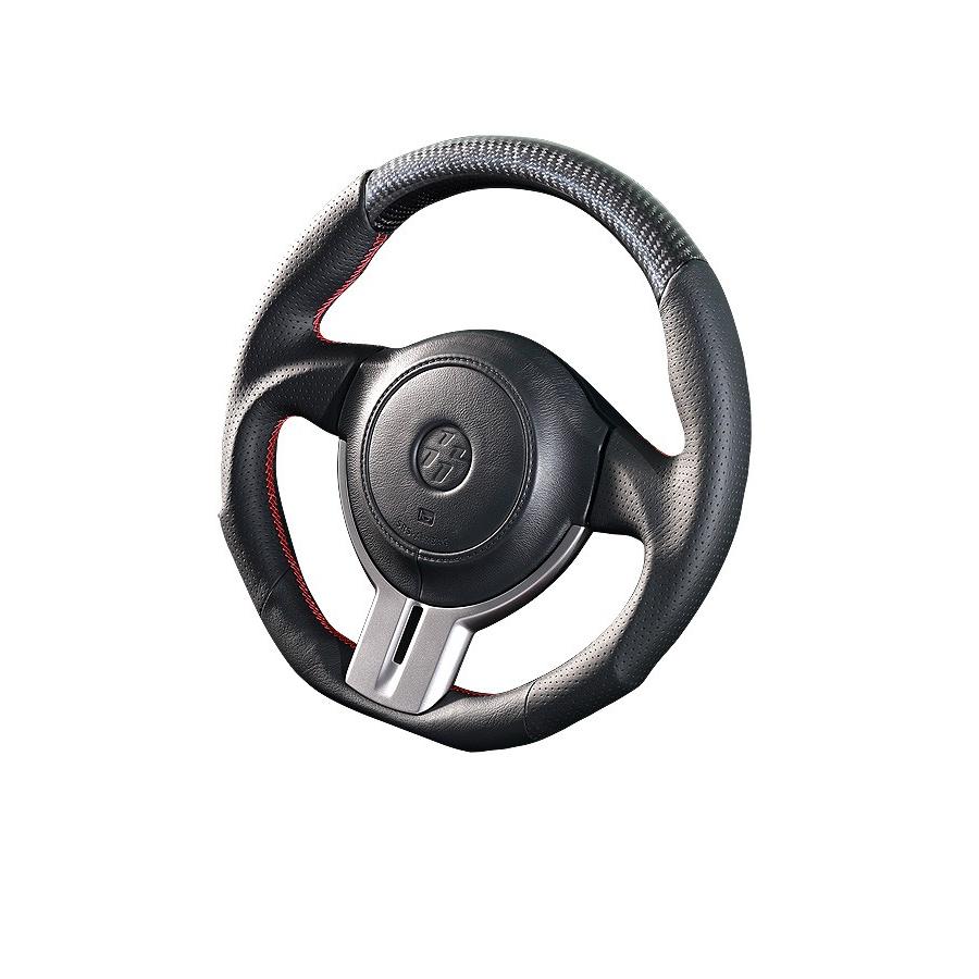 ダムド Ss358 Z ステアリング Brz カーボン レッドステッチ ダムド Zc レッドステッチ Damd Ss358 Z Brz C カー用品通販goldrush スバル Ss358 Z