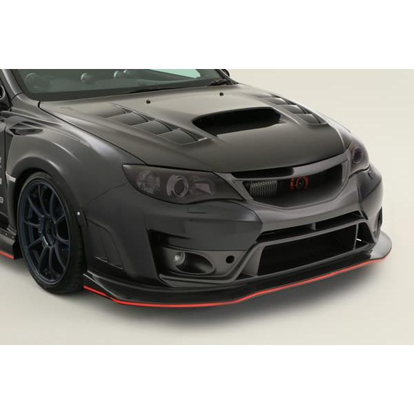 GRB GVB VARIS フロントバンパー カーボンアンダーリップ付き VARIS バリス スバル インプレッサ WRX STI GVB 〜Ultimate