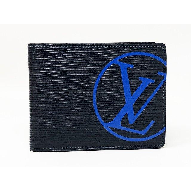 ルイヴィトン エピ ミュルティプル 二つ折り財布 LVサークル ロゴ 札入れ