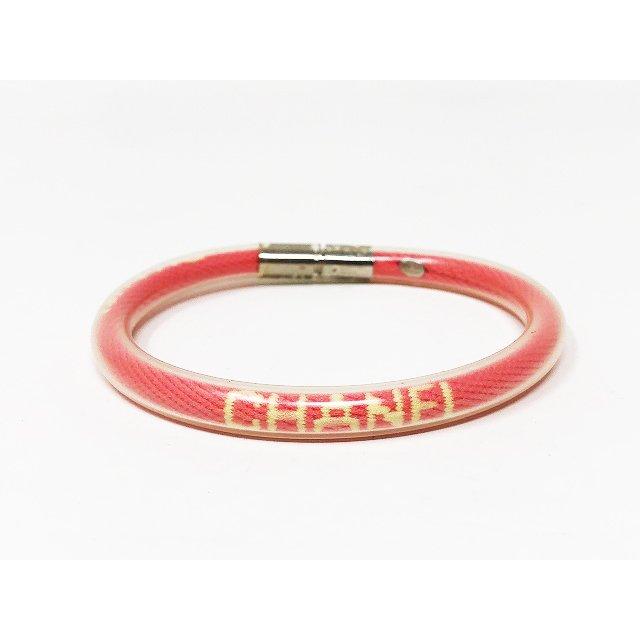 美品 CHANEL シャネル チューブブレス ラバーブレスレット バングル 