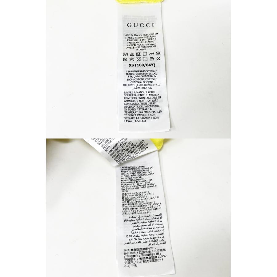 GUCCI（グッチ） GUCCI Tシャツ メンズ 615044 イエロー 黄色 100周年