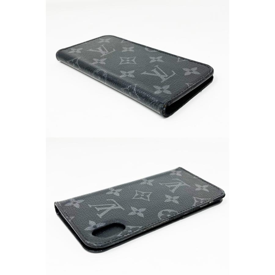 Louis Vuitton ルイヴィトン　手帳型iPhoneケースX ブラック LOUIS VUITTON（ルイ・ヴィトン） アイフォンケース 手帳型 モノグラム