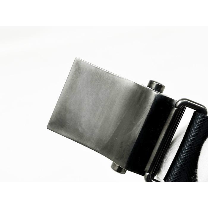 PRADA ブラック レザーベルト ブラック レザー ベルト | PRADA