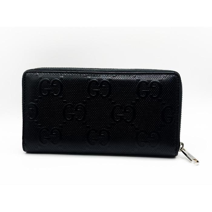 GUCCI グッチ ラウンドファスナー 長財布 ブラック GUCCI（グッチ） ラウンドファスナー長財布 ジップアラウンド