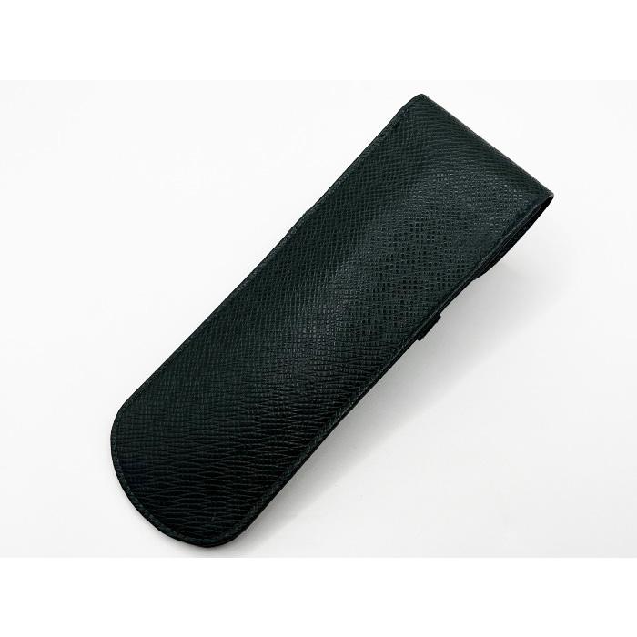 ルイヴィトン エテュイ　スティロ　タイガ　エピセア ペンケース グレー レザー LOUIS VUITTON - ルイヴィトン エテュイ スティロ タイガ