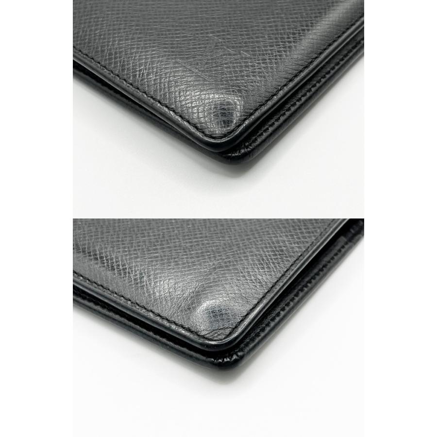 ✨美品 ルイヴィトン タイガ ポルトフォイユ ブラザ 財布 二つ折り ブラック LOUIS VUITTON（ルイ・ヴィトン） タイガ ポルトフォイユ・ブラザ