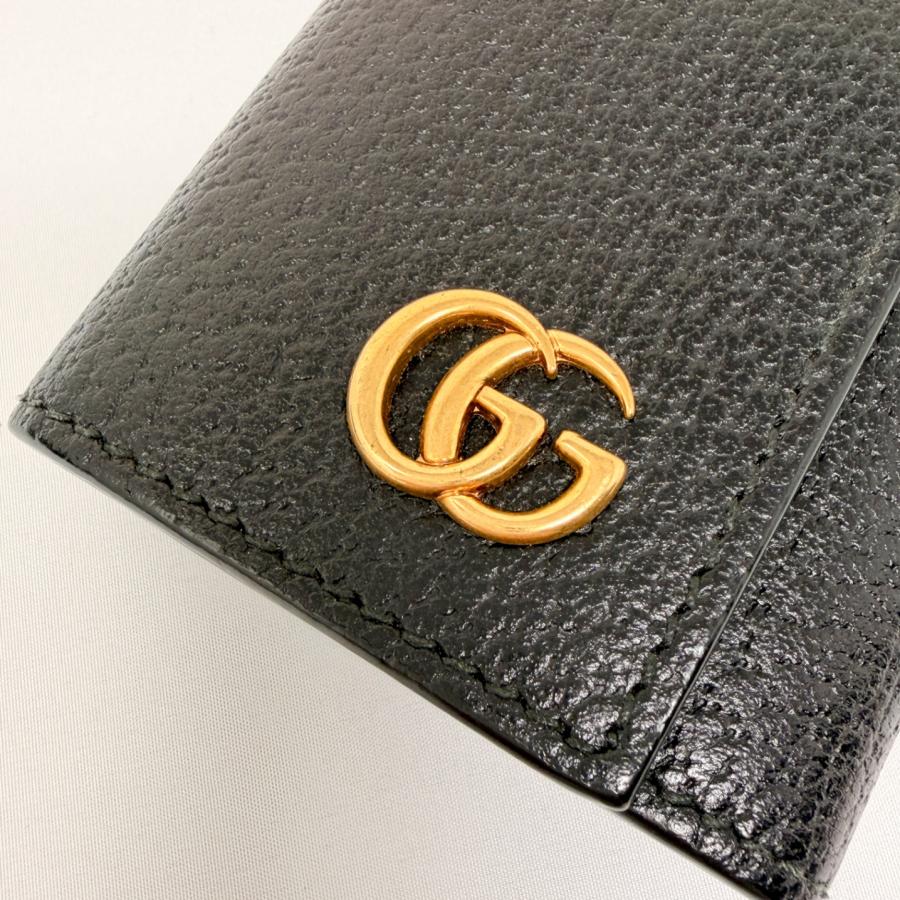 GUCCI グッチ GGマーモント キーケース 黒 ブラック 435305 DJ20T 1000