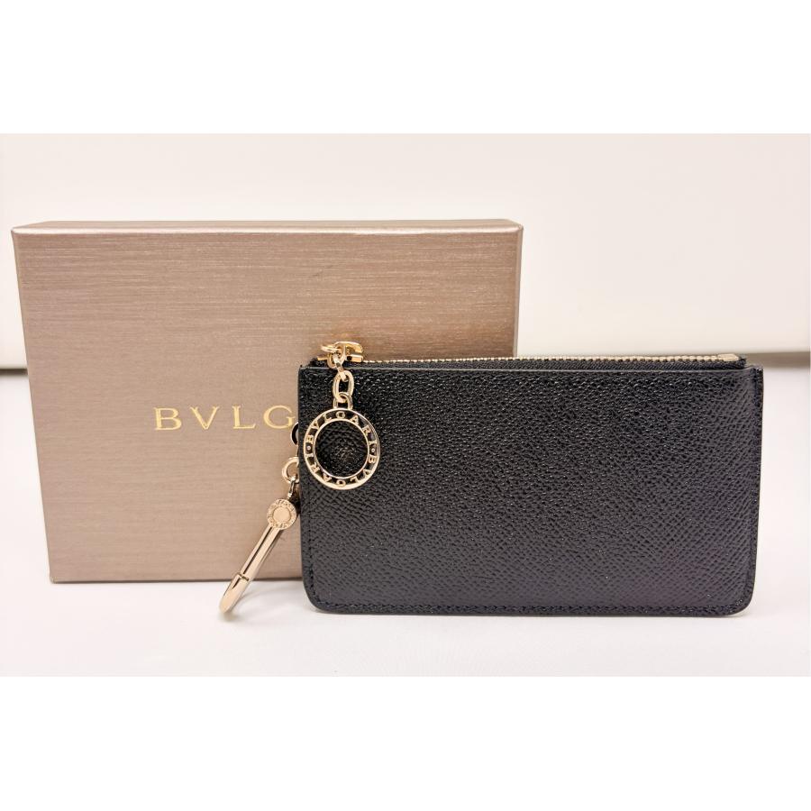 BVLGARI ブルガリブルガリ コインケース ゴールド金具 黒 ブラック
