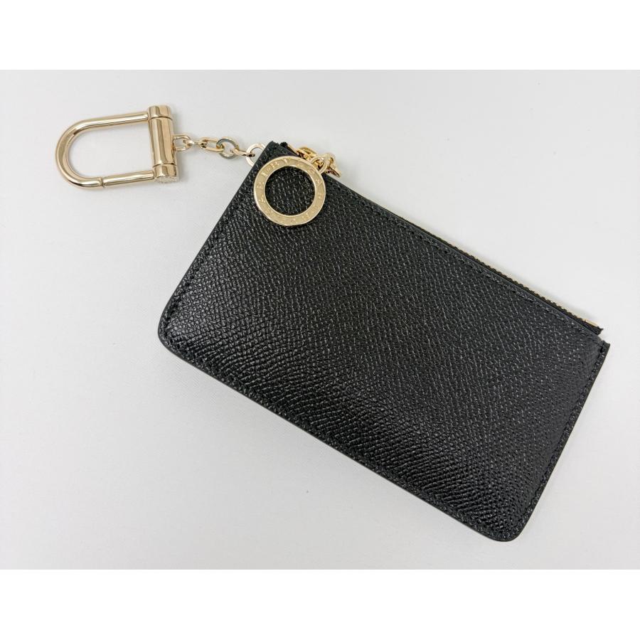 美品　BVLGARI ブルガリ　キーリング　ゴールド/ブラック BVLGARI ブルガリブルガリ コインケース ゴールド金具 黒 ブラック