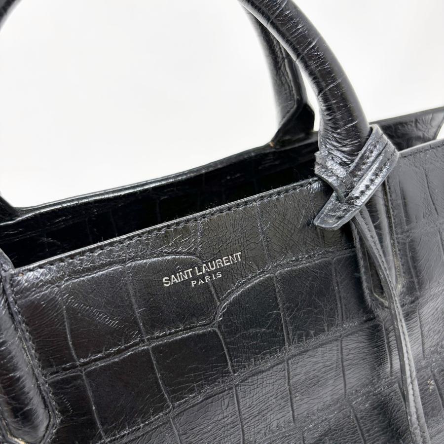 SAINT LAURENT サンローランパリ カバ・リヴゴーシュ ショルダーバッグ 