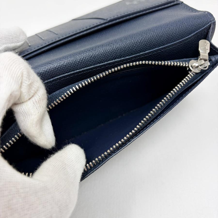 ルイヴィトン【新型最高級美品】タイガブルーマリーヌポルトフォイユ