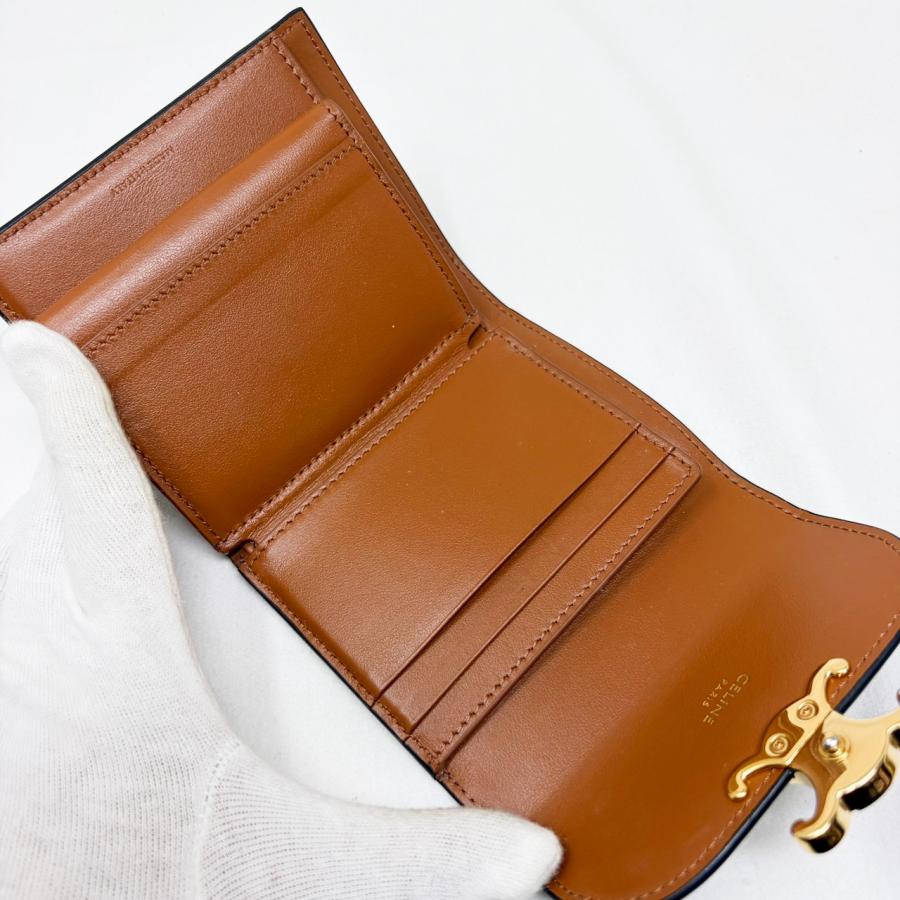 CELINE（セリーヌ） トリオンフ 3つ折財布 : ゴールドラッシュStore