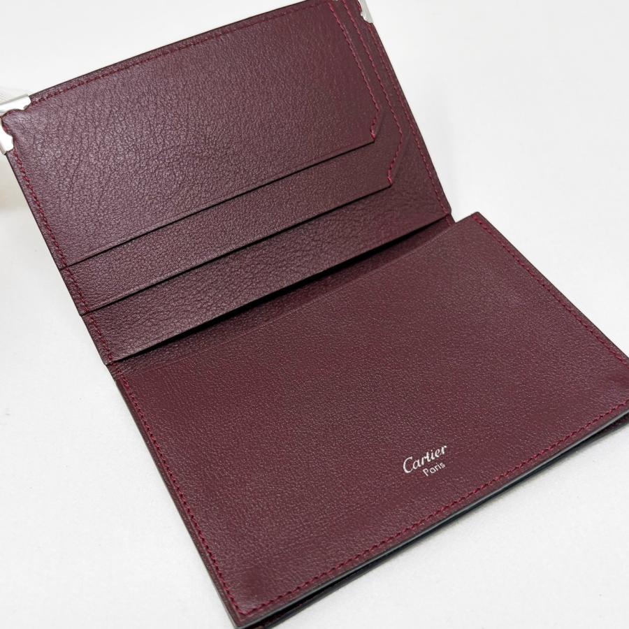 Cartier（カルティエ） カボションライン 名刺入れ カードケース 黒