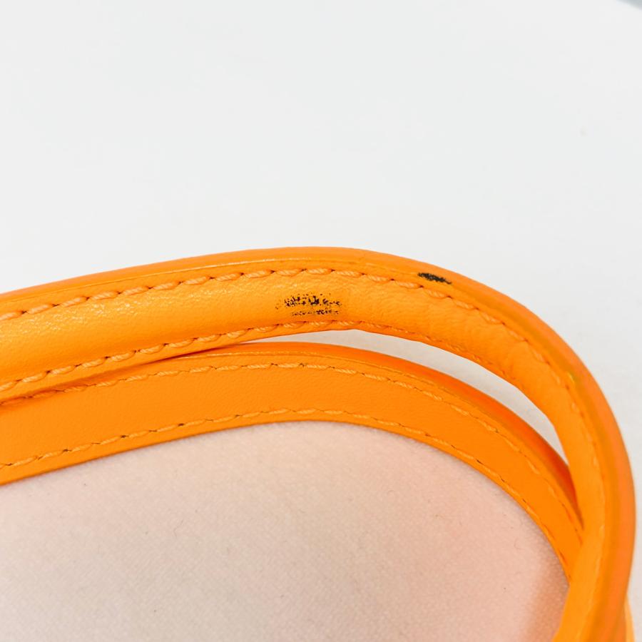 LACOSTE（ラコステ） ネオンカラー オレンジ トートバッグ 蛍光カラー 
