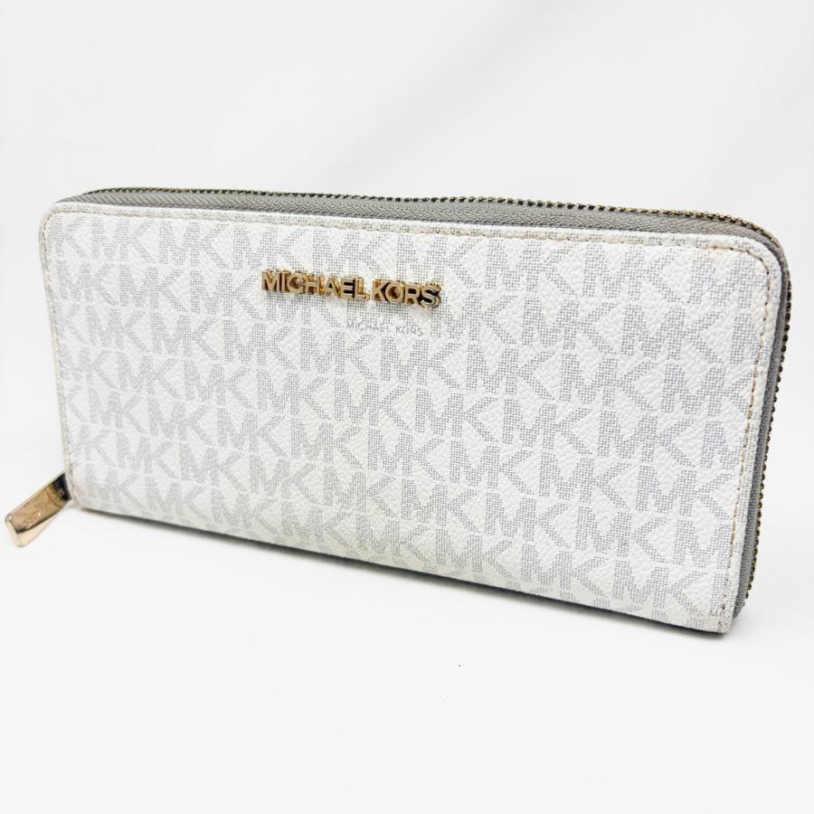 MICHAEL KORS 長財布 ラウンドファスナー ゴールド MICHAEL KORS（マイケルコース） ラウンドファスナー長財布 : ゴールド