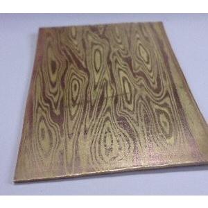 木目金 素材 材料 真鍮と銅の木目金 裏表 sozai014bc : ゴールドスミス ダブ - 通販 - Yahoo!ショッピング