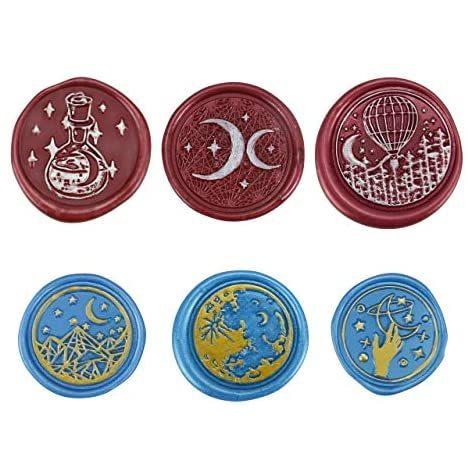 Jsdde シーリングワックス シーリングスタンプ 結婚式 招待状 蝋封 スタンプ 印鑑 記念 祝福 告白 お祝い 月 山 星 銅頭 6本セット Kkgld Vap21t4fb036 ゴールディ 通販 Yahoo ショッピング