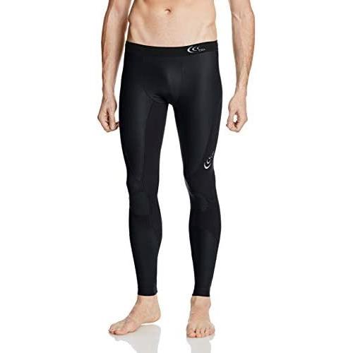 日本全国送料無料 シースリーフィット スポーツタイツ インパクトエアーロングタイツ コンプレッションタイツ メンズ スパッツ 段階着圧 軽量 ブラック S 手数料安い Www Cepici Gouv Ci