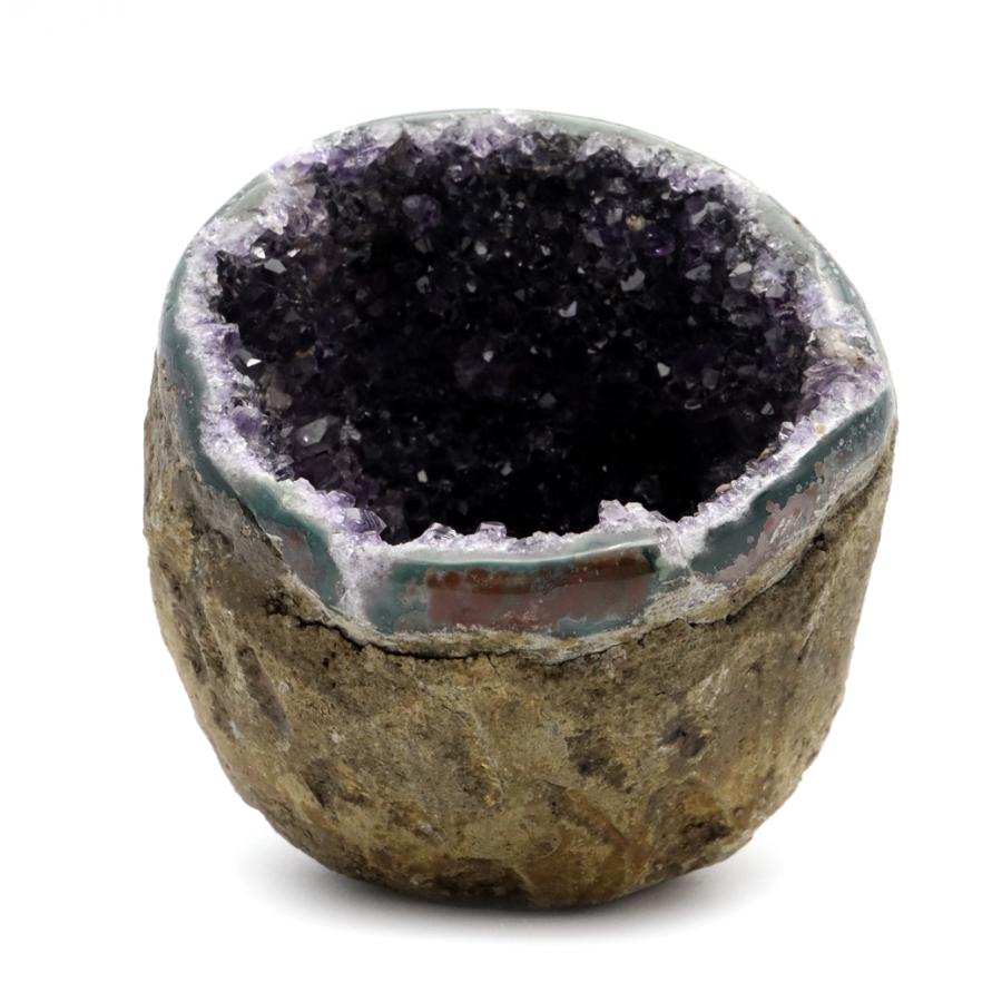 GOLD STONE アメジスト ドーム 晶洞 原石 533g 1点もの ガマ型 紫水晶