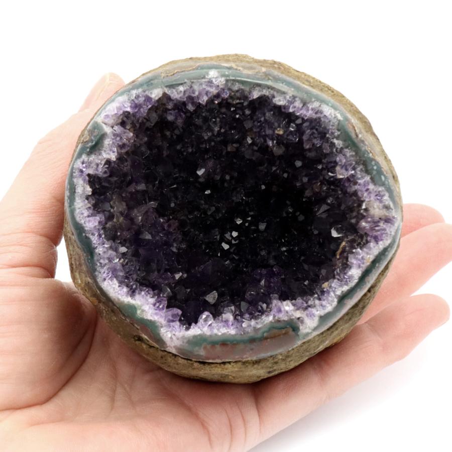 GOLD STONE アメジスト ドーム 晶洞 原石 533g 1点もの ガマ型 紫水晶