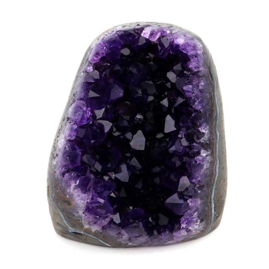 アメジスト クラスター 側面磨きドゥルーザ 紫水晶 置き物 原石　天然石 アメジスト クラスター 側面磨き エクストラ グレード EX ドゥルーザ