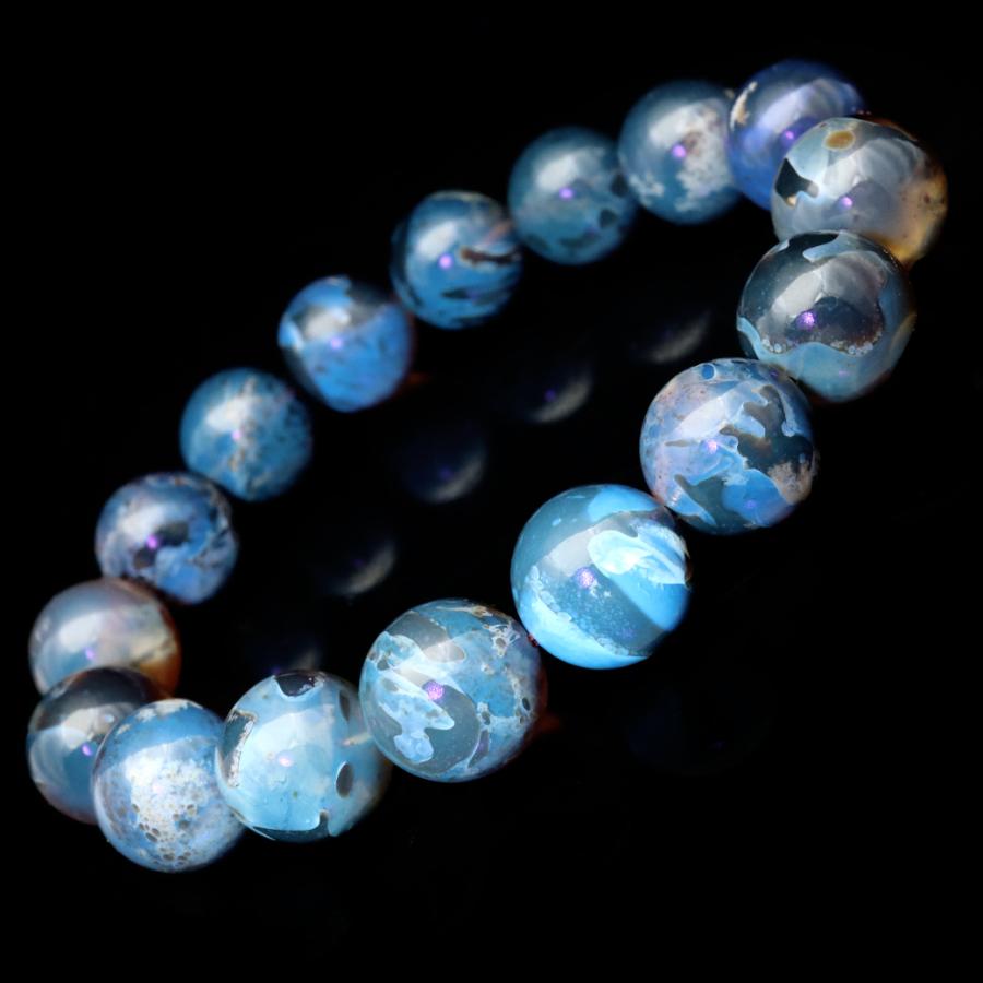GOLD STONE タイガーアンバー ブレスレット 12mm インドネシア