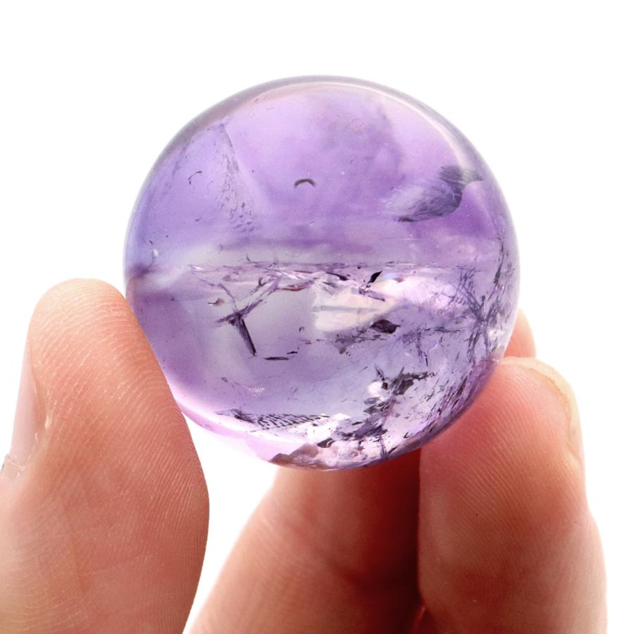 GOLD STONE アメジスト 紫水晶 丸玉 ブラジル バイーア州産 直径